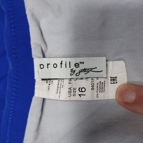 Profile by Gottex High-Waisted Bikini Bottom, Size 16 - Picture 5 of 6